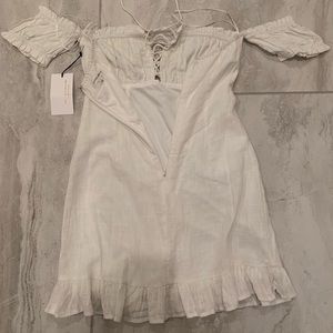 NWT white off-shoulder dress